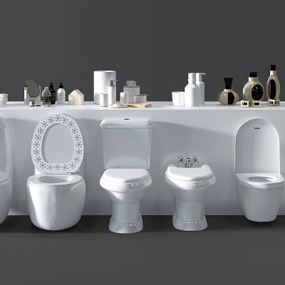 现代儿童马桶洗涤用品化妆品摆件