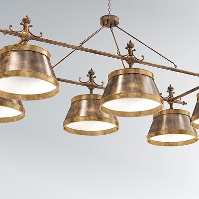 欧式铁艺金属台球案吊灯