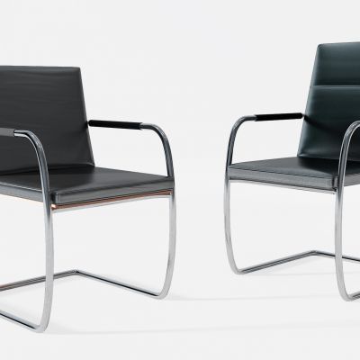 现代办公弓字椅子