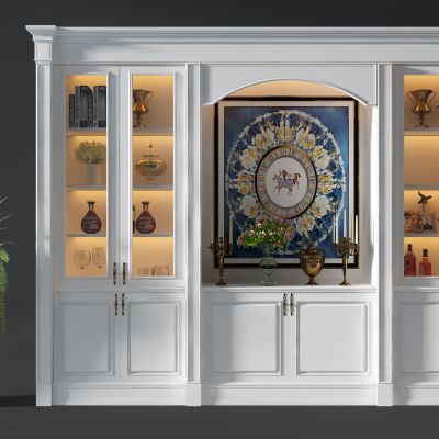 法式红酒柜酒瓯烛台