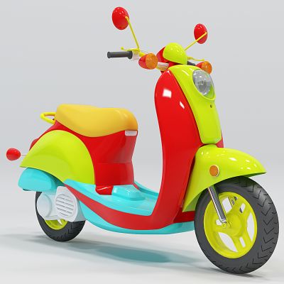 现代踏板电动车摩托车