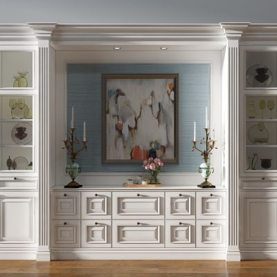 法式红酒柜酒瓯烛台