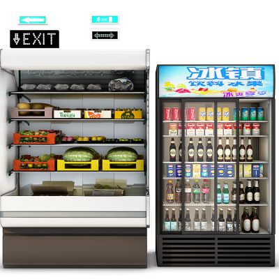 超市货架冷藏柜冰柜