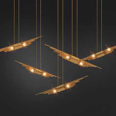 现代金属小吊灯