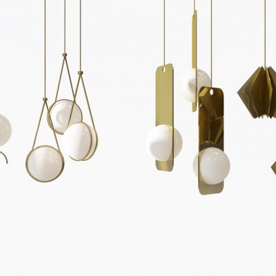现代小吊灯组合
