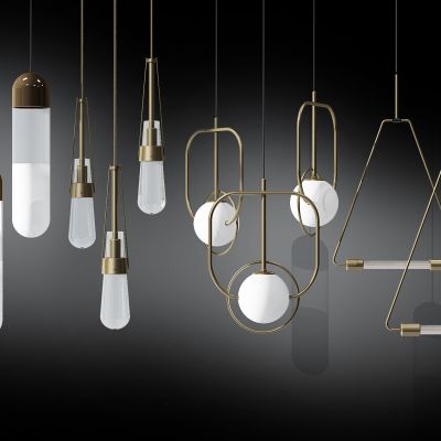 现代小吊灯组合