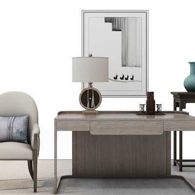 中式椅子梳妆台