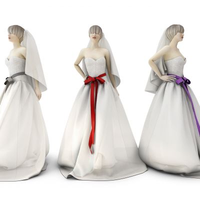 婚纱模特