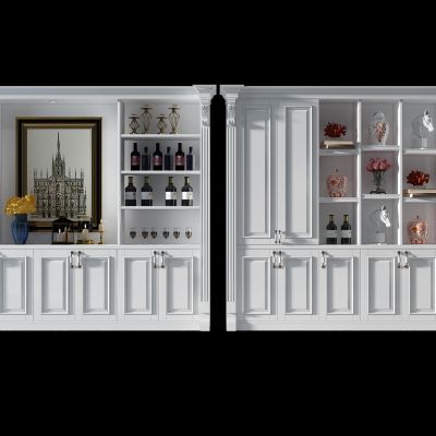 欧式酒柜花瓶摆件