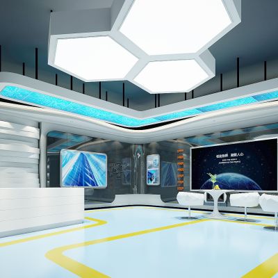 现代科技大厅前台