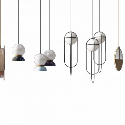 现代小吊灯组合