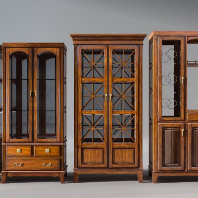 古典酒柜转角酒柜