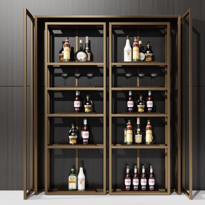 现代轻奢酒柜酒架