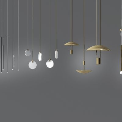 现代小吊灯组合