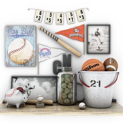球类摆件儿童房