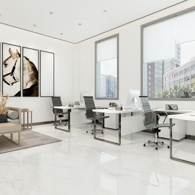 现代办公室办公区