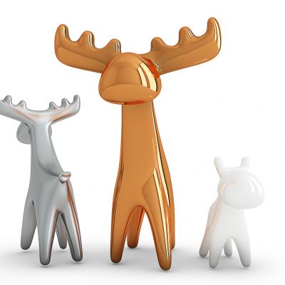 儿童卡通动物摆件