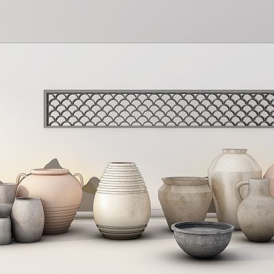 装饰品摆件陶罐罐子