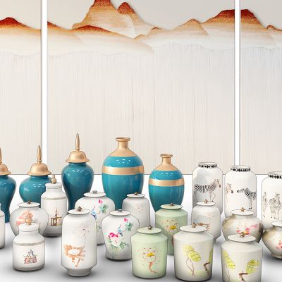 罐子装饰品摆件