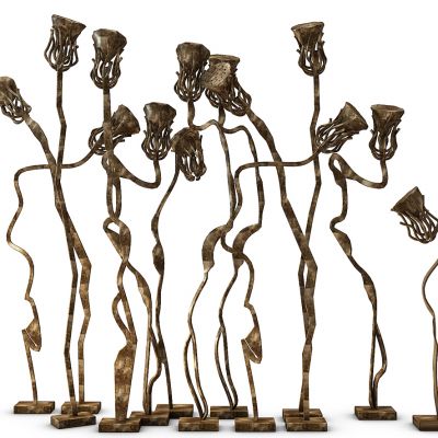 装饰品摆件荷花莲藕水景雕塑