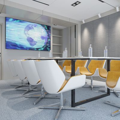 现代公司会议室3D模型