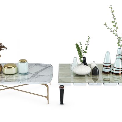 现代茶几摆件组合