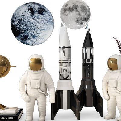 摆件宇航员飞船