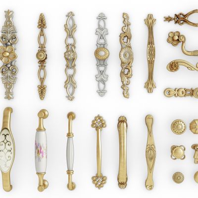 欧式拉手门把组合