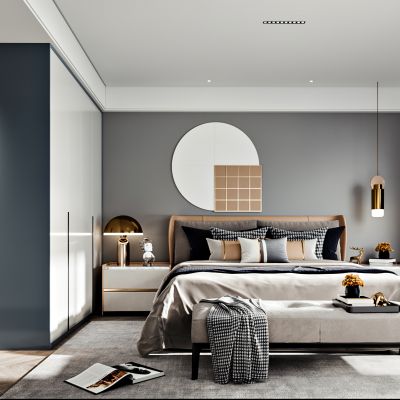 现代卧室