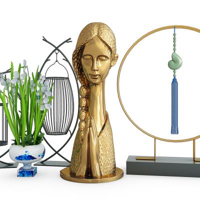 艺术雕塑装饰摆件陈设品组合