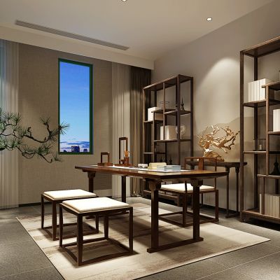 新中式书房