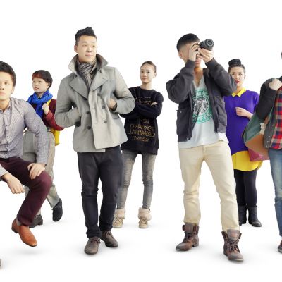 现代男女人物组合