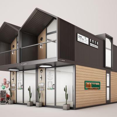 工业风快餐店 民宿 酒店