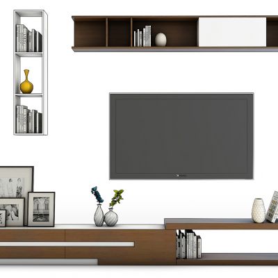 现代电视背景组合