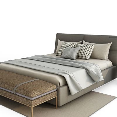 现代床组合