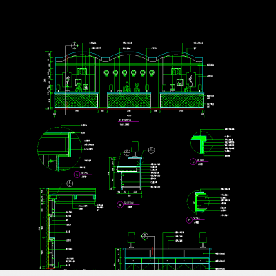 宾馆前台大样图集