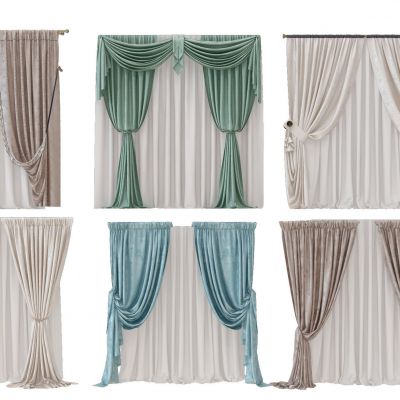 古典窗帘组合