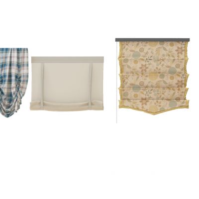 罗马帘卷公主帘组合