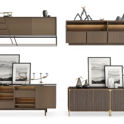 新中式电视柜玄关柜