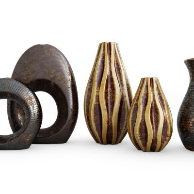 现代陶瓷器皿组合