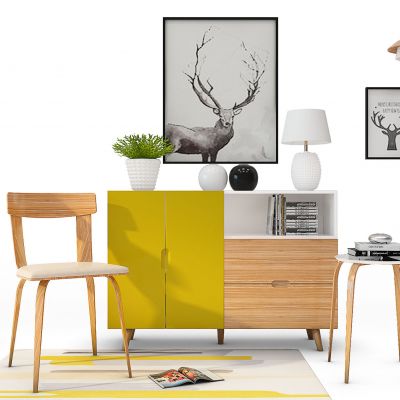 北欧装饰柜装饰品