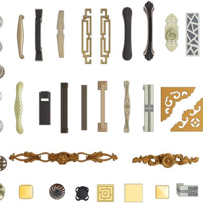 欧式金属拉手把手组合