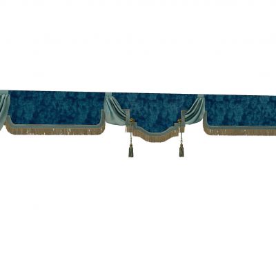 欧式布艺窗帘头