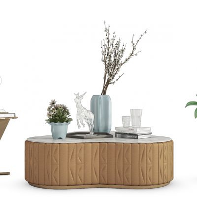 现代饰品茶几组合