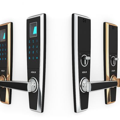 现代指纹密码电子锁