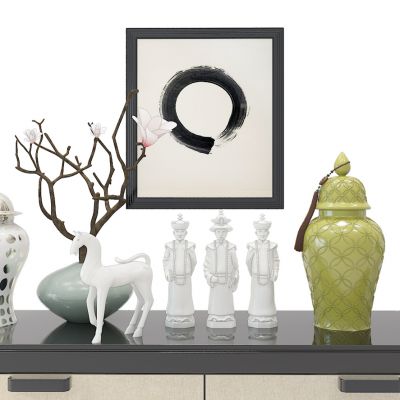 将军罐清朝皇帝官员雕塑