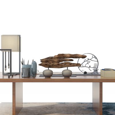 笔筒书籍画轴书桌摆件