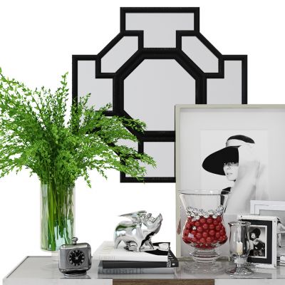 摆件植物花瓶相框