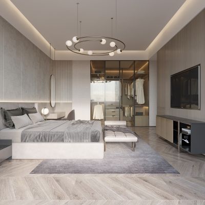 现代卧室
