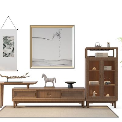 中式电视柜酒柜